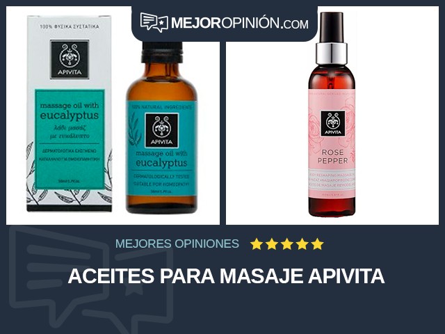 Aceites para masaje APIVITA