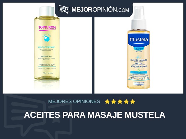 Aceites para masaje Mustela