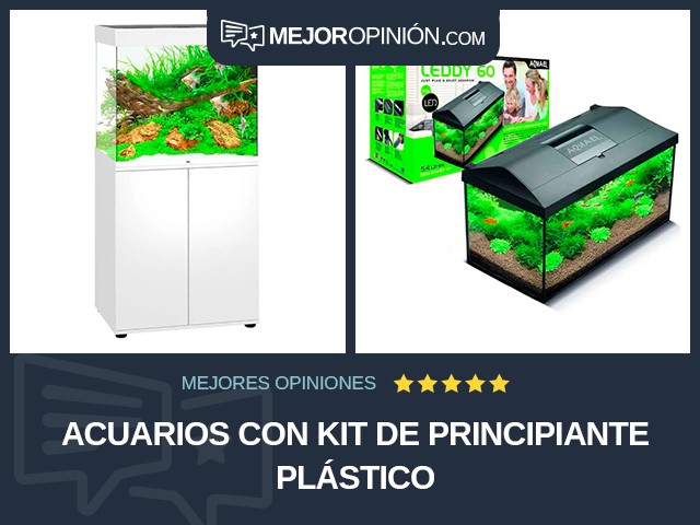 Acuarios Con kit de principiante Plástico