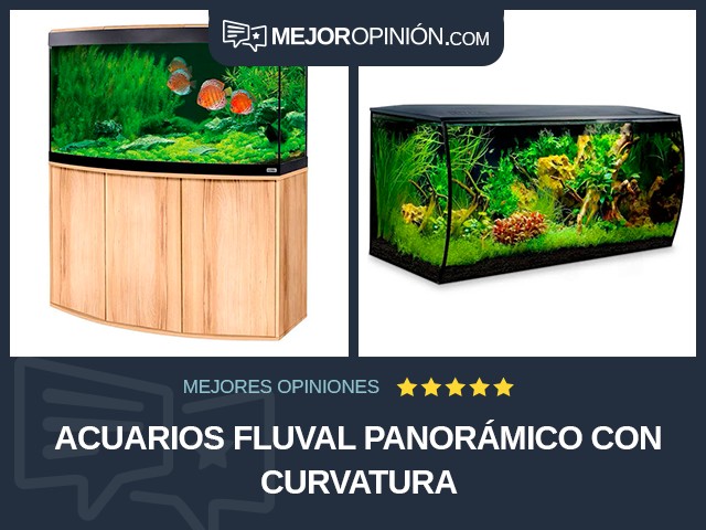 Acuarios Fluval Panorámico con curvatura