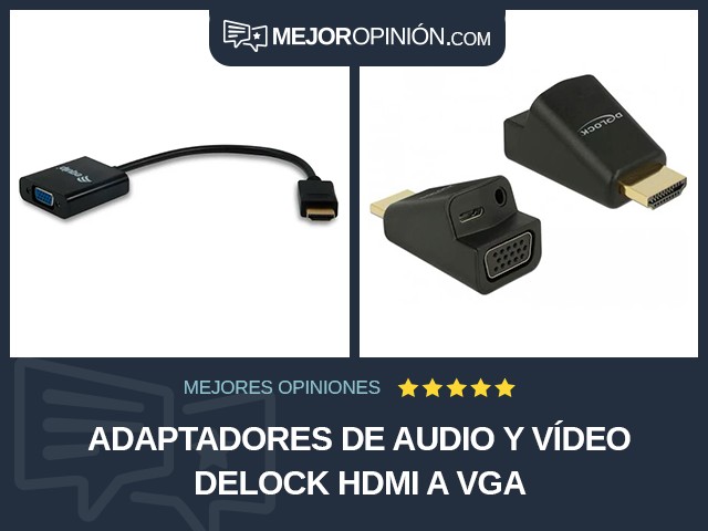 Adaptadores de audio y vídeo Delock HDMI a VGA