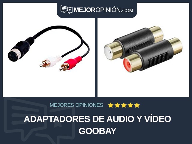 Adaptadores de audio y vídeo Goobay