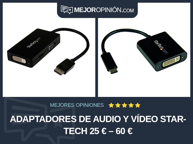 Adaptadores de audio y vídeo StarTech 25 € – 60 €
