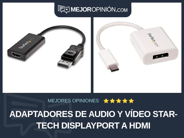 Adaptadores de audio y vídeo StarTech DisplayPort a HDMI