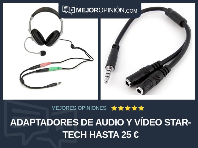 Adaptadores de audio y vídeo StarTech Hasta 25 €