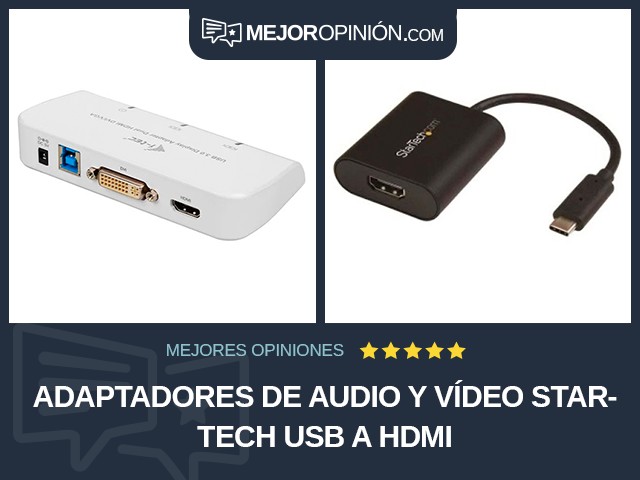 Adaptadores de audio y vídeo StarTech USB a HDMI