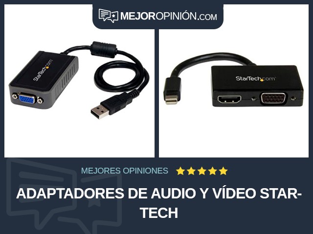 Adaptadores de audio y vídeo StarTech