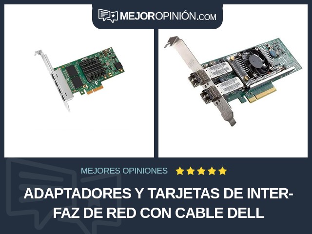Adaptadores y tarjetas de interfaz de red Con cable Dell