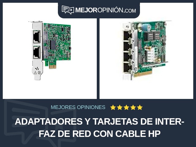 Adaptadores y tarjetas de interfaz de red Con cable HP
