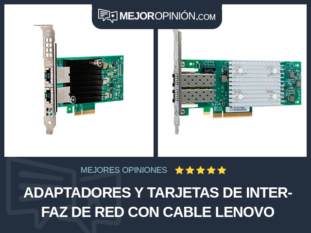 Adaptadores y tarjetas de interfaz de red Con cable Lenovo