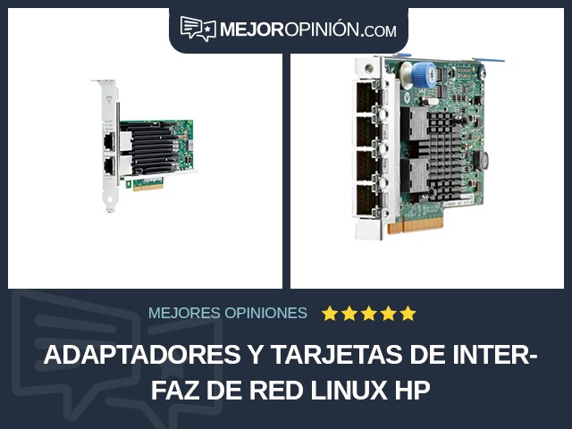 Adaptadores y tarjetas de interfaz de red Linux HP