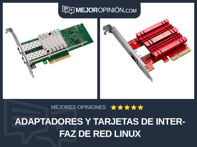 Adaptadores y tarjetas de interfaz de red Linux