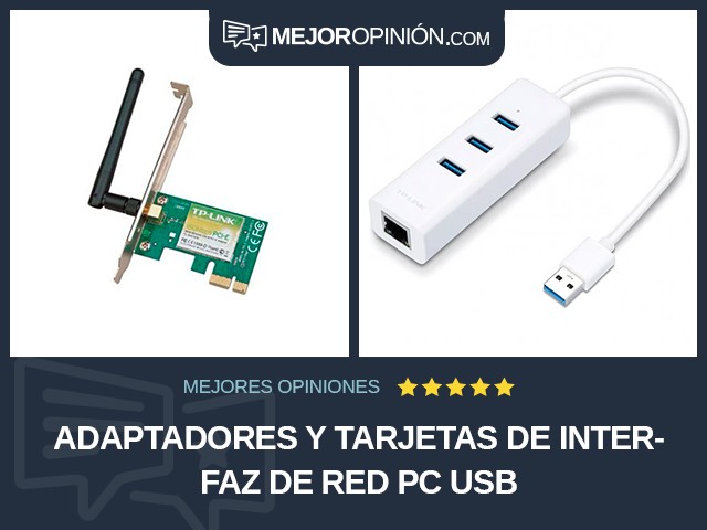 Adaptadores y tarjetas de interfaz de red PC USB