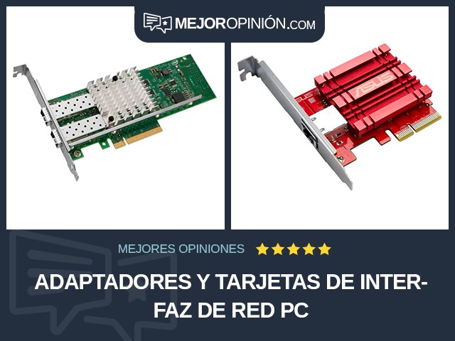 Adaptadores y tarjetas de interfaz de red PC