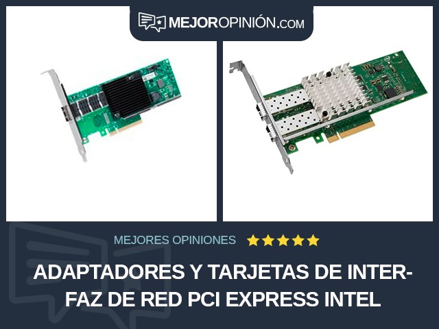 Adaptadores y tarjetas de interfaz de red PCI Express Intel