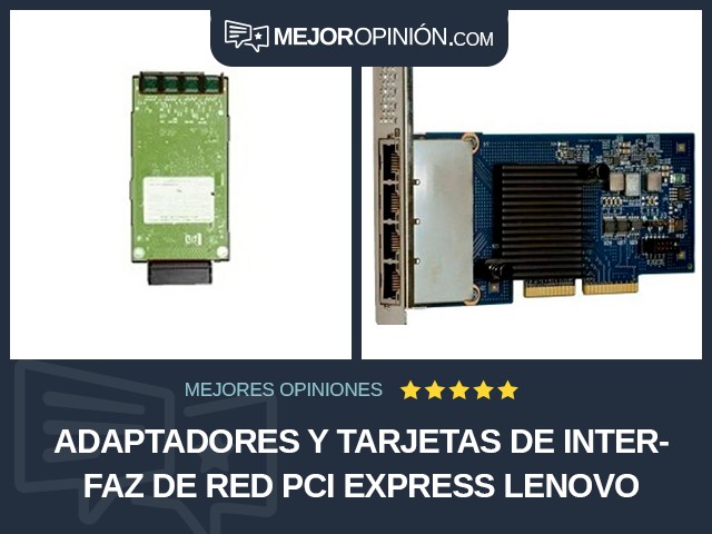 Adaptadores y tarjetas de interfaz de red PCI Express Lenovo