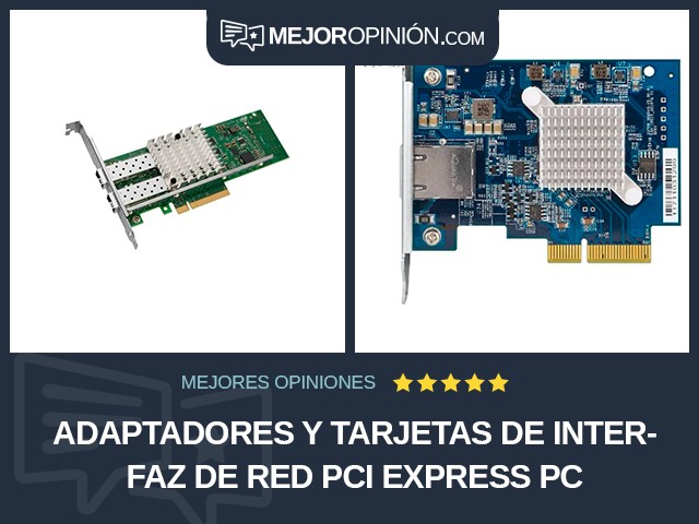 Adaptadores y tarjetas de interfaz de red PCI Express PC
