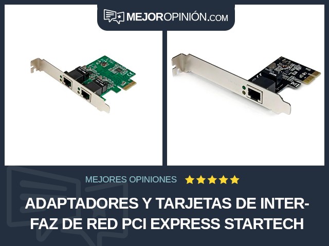 Adaptadores y tarjetas de interfaz de red PCI Express StarTech