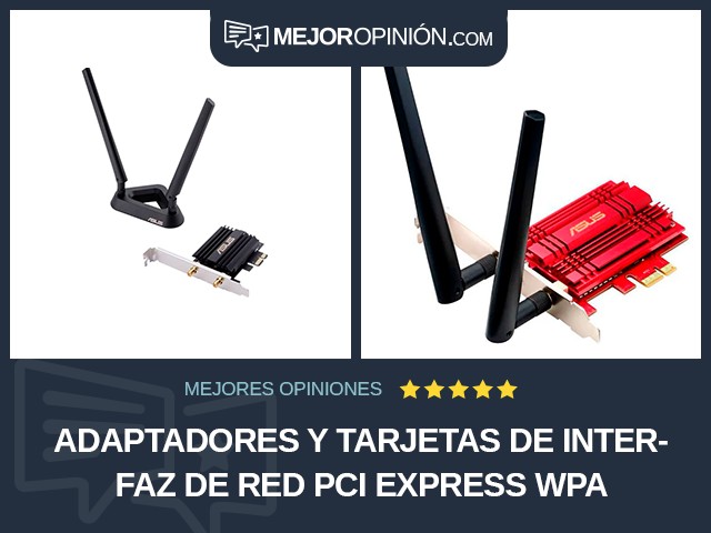 Adaptadores y tarjetas de interfaz de red PCI Express WPA