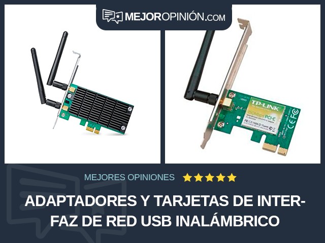 Adaptadores y tarjetas de interfaz de red USB Inalámbrico