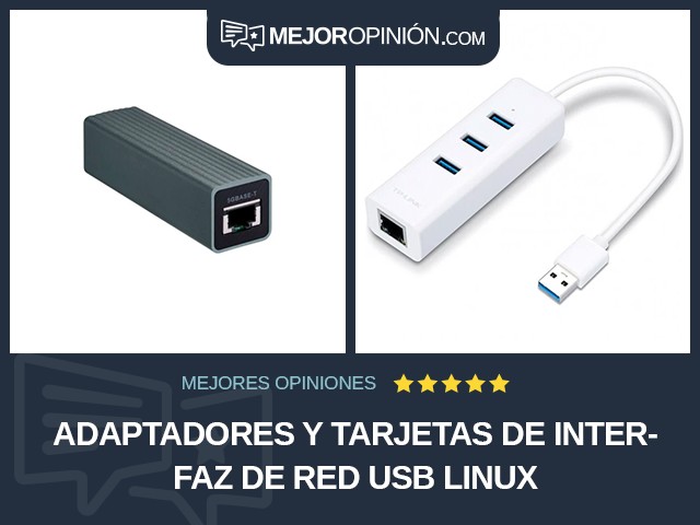 Adaptadores y tarjetas de interfaz de red USB Linux