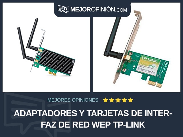 Adaptadores y tarjetas de interfaz de red WEP TP-Link