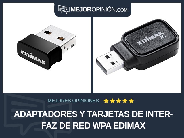 Adaptadores y tarjetas de interfaz de red WPA Edimax