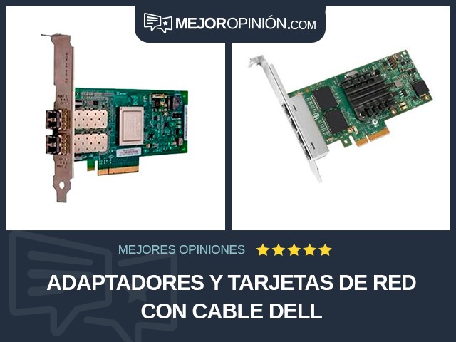 Adaptadores y tarjetas de red Con cable Dell