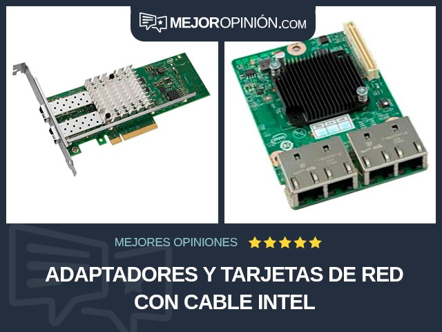 Adaptadores y tarjetas de red Con cable Intel