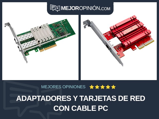 Adaptadores y tarjetas de red Con cable PC