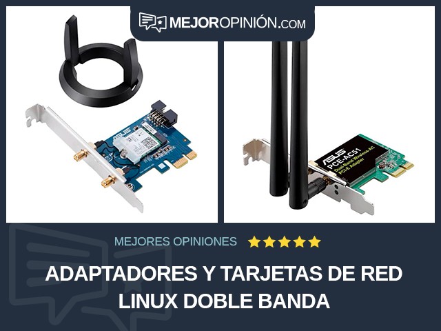 Adaptadores y tarjetas de red Linux Doble banda