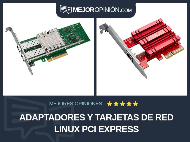 Adaptadores y tarjetas de red Linux PCI Express