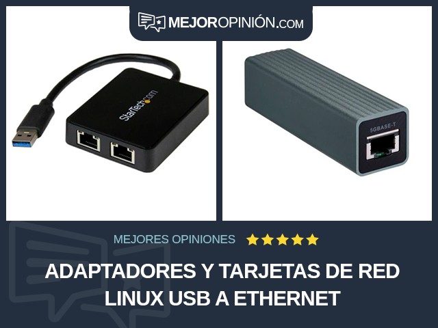 Adaptadores y tarjetas de red Linux USB a Ethernet