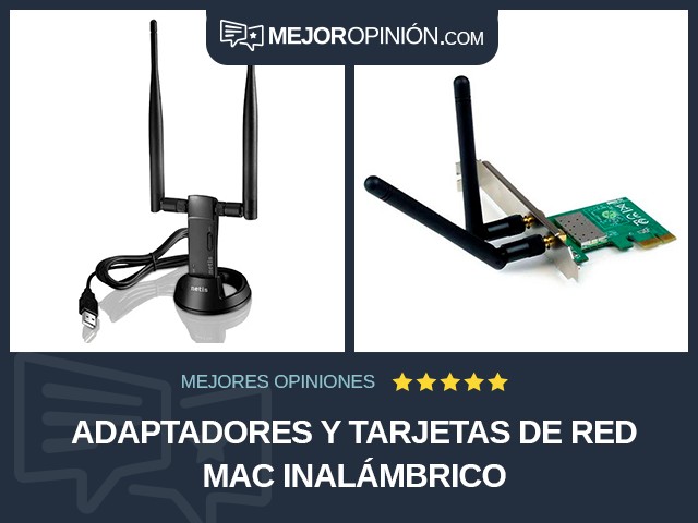 Adaptadores y tarjetas de red Mac Inalámbrico