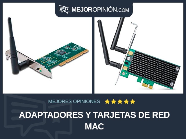 Adaptadores y tarjetas de red Mac