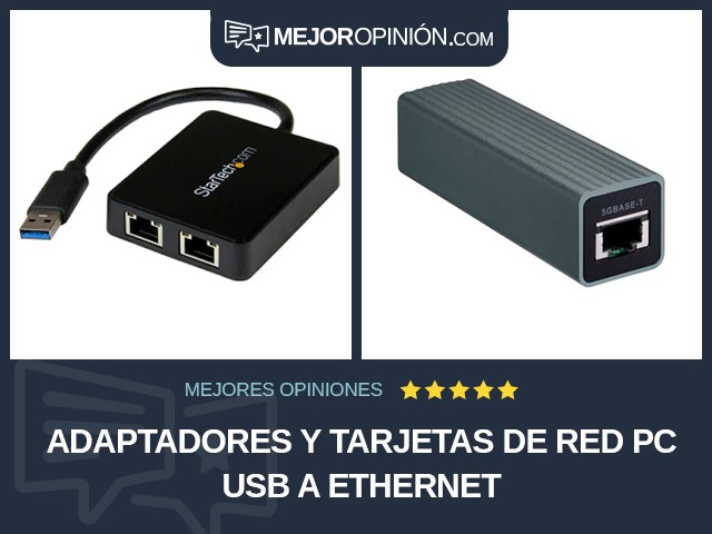 Adaptadores y tarjetas de red PC USB a Ethernet