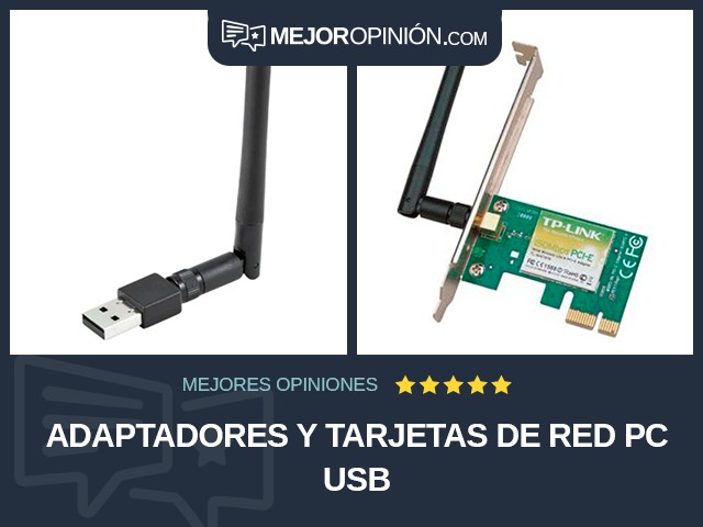 Adaptadores y tarjetas de red PC USB