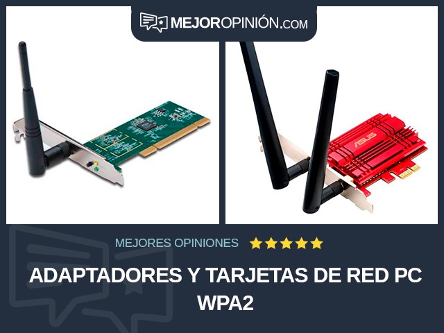 Adaptadores y tarjetas de red PC WPA2