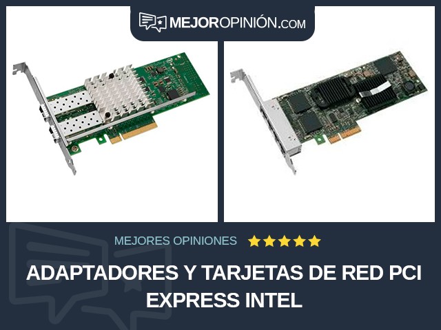 Adaptadores y tarjetas de red PCI Express Intel