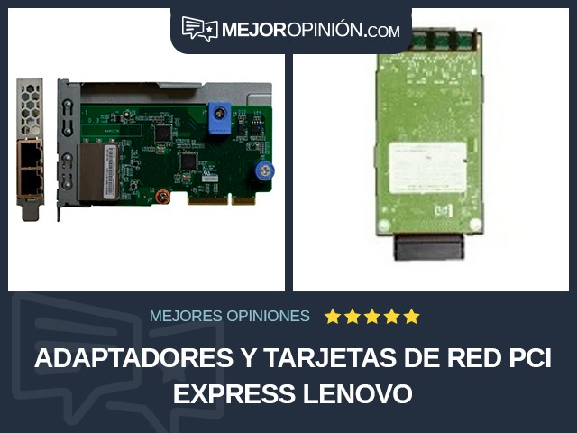 Adaptadores y tarjetas de red PCI Express Lenovo