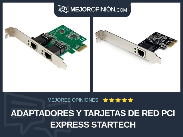 Adaptadores y tarjetas de red PCI Express StarTech