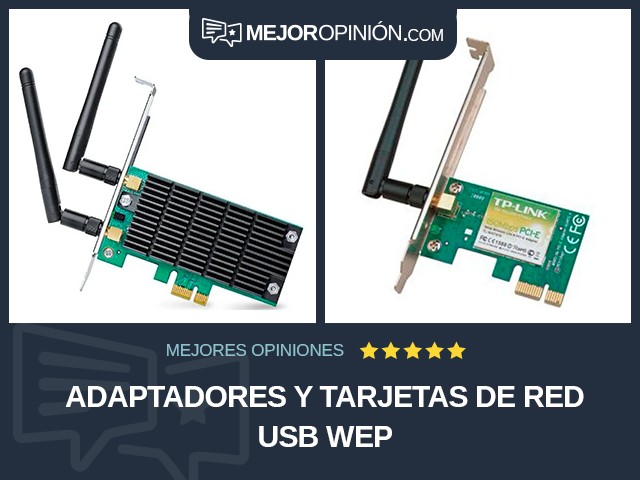 Adaptadores y tarjetas de red USB WEP