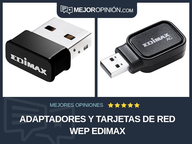 Adaptadores y tarjetas de red WEP Edimax