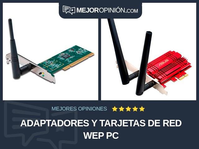 Adaptadores y tarjetas de red WEP PC