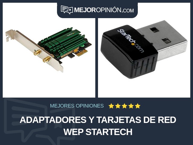 Adaptadores y tarjetas de red WEP StarTech