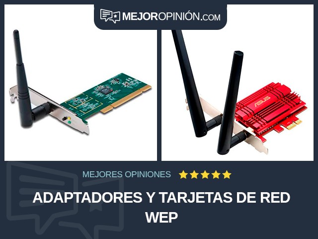 Adaptadores y tarjetas de red WEP