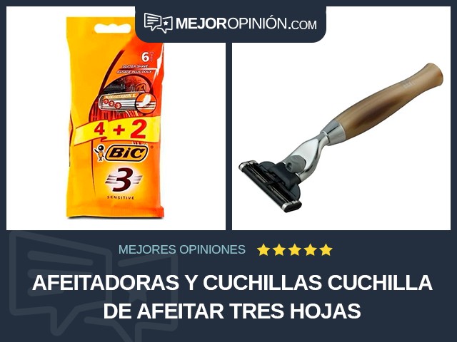 Afeitadoras y cuchillas Cuchilla de afeitar Tres hojas