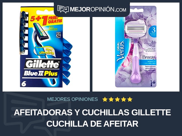 Afeitadoras y cuchillas Gillette Cuchilla de afeitar