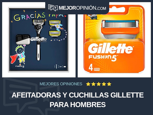 Afeitadoras y cuchillas Gillette Para hombres
