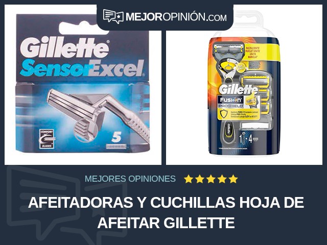 Afeitadoras y cuchillas Hoja de afeitar Gillette